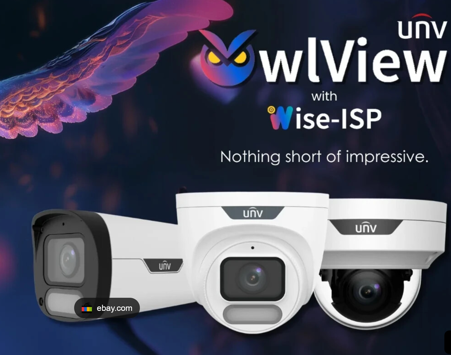 Uniview CCTV camera range