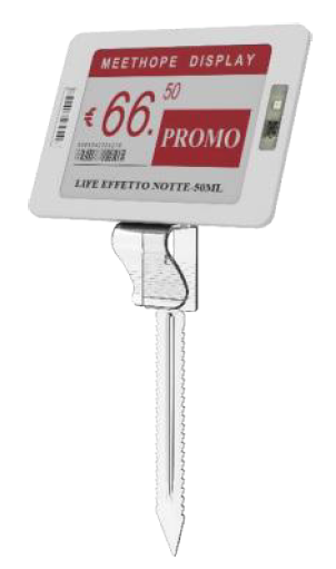 ESL ice stick accessory for chilled display areas